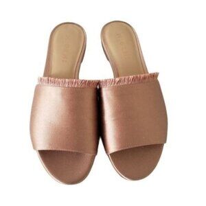 M. GEMI Tendina Silk Fringe Slide Sandal